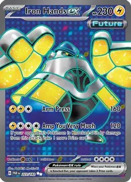 Iron Hands ex 223 - Pokemon Paradox Rift