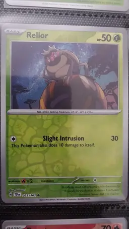 Rellor [Reverse Holo] - Pokemon Temporal Forces