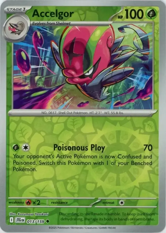 Accelgor [Reverse Holo] - Pokemon Journey Together #13