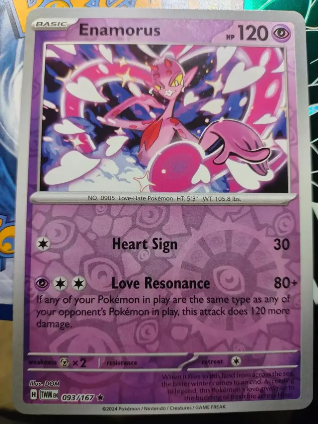 Enamorus [Reverse Holo] - Pokemon Twilight Masquerade #93