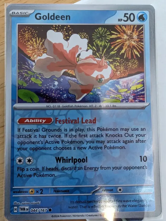Goldeen [Reverse Holo] - Pokemon Twilight Masquerade #44