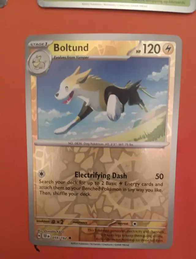 Boltund [Reverse Holo] - Pokemon Temporal Forces #59
