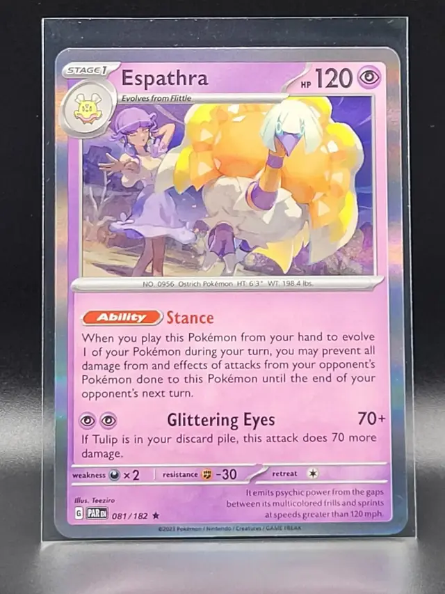 Espathra [Holo] - Pokemon Paradox Rift #81