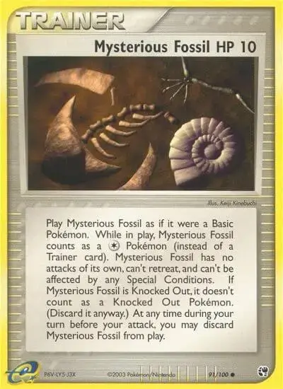 Mysterious Fossil - Pokemon Sandstorm #91