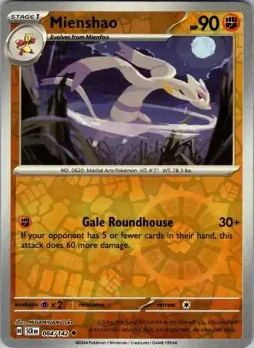 Mienshao [Reverse Holo] - Pokemon Stellar Crown #84