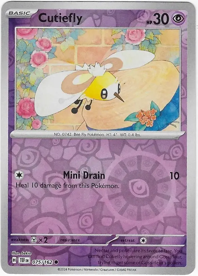 Cutiefly [Reverse Holo] - Pokemon Temporal Forces #75