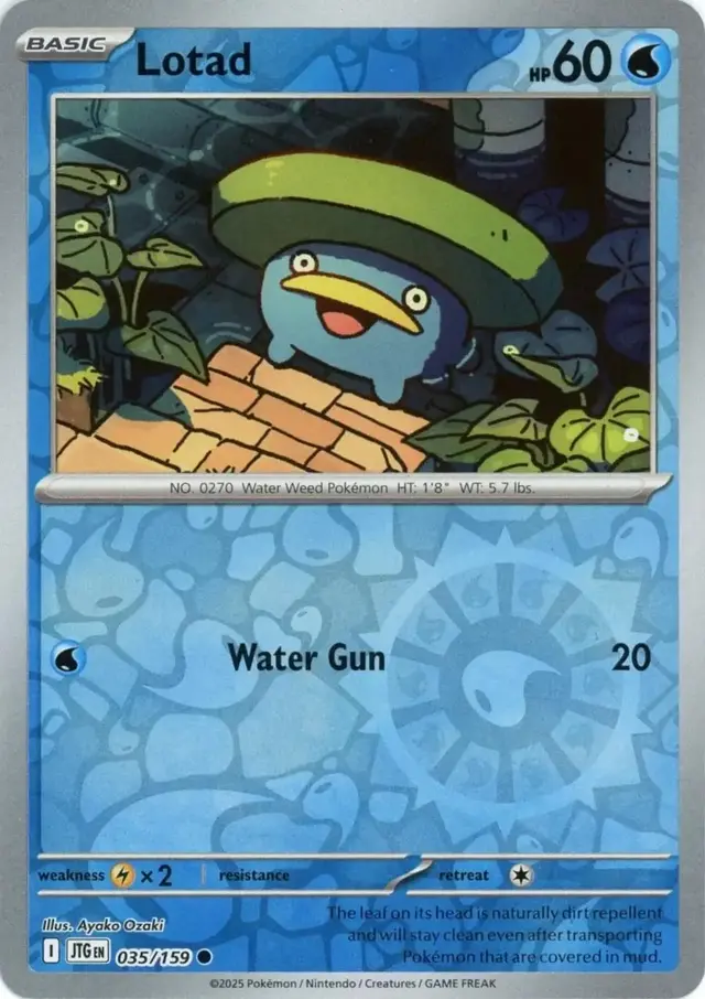Lotad [Reverse Holo] - Pokemon Journey Together #35
