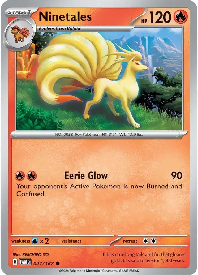 Ninetales - Pokemon Twilight Masquerade #27