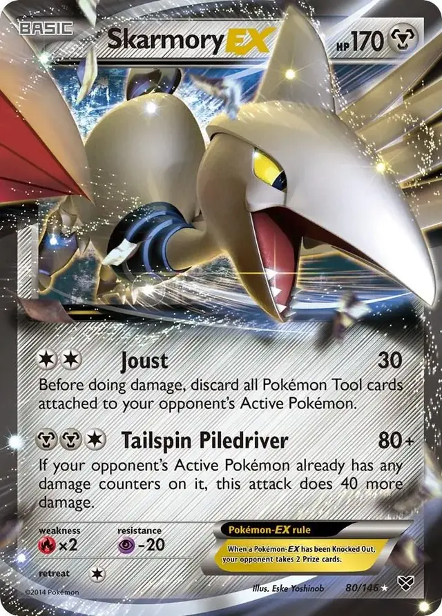 Skarmory EX - Pokemon XY #80