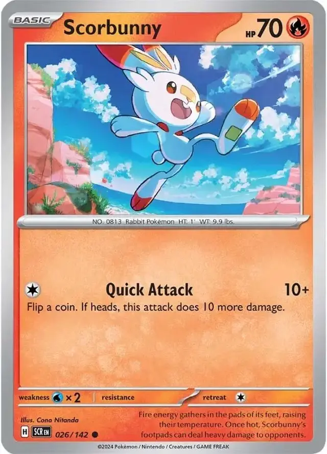 Scorbunny - Pokemon Stellar Crown #26