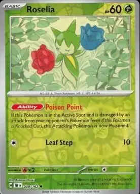 Roselia [Reverse Holo] - Pokemon Temporal Forces #8