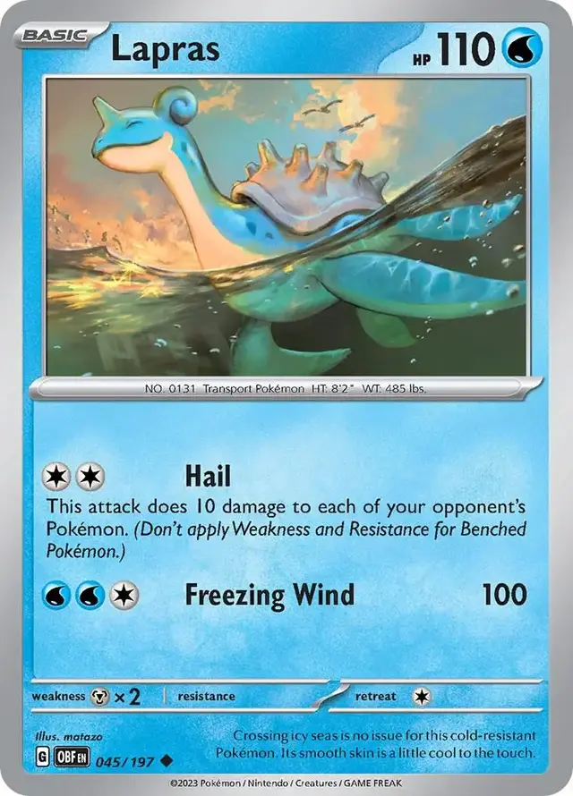 Lapras - Pokemon Obsidian Flames #45