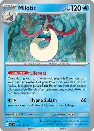 Milotic #36 - Pokemon Paradox Rift