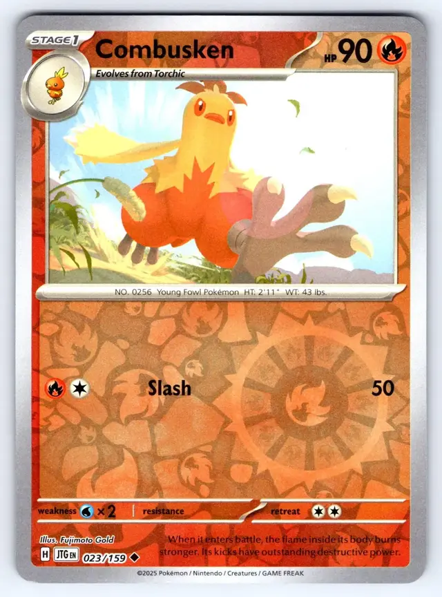 Combusken [Reverse Holo] - Pokemon Journey Together #23