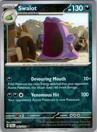 Swalot [Reverse Holo] - Pokemon Stellar Crown #92