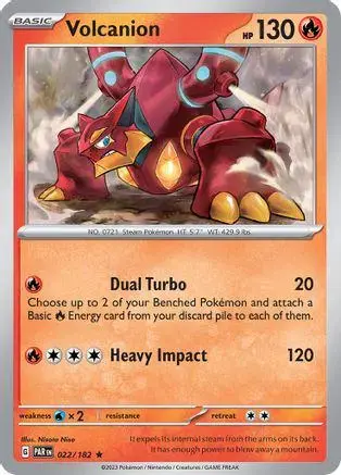 Volcanion [Holo] - Pokemon Paradox Rift #22