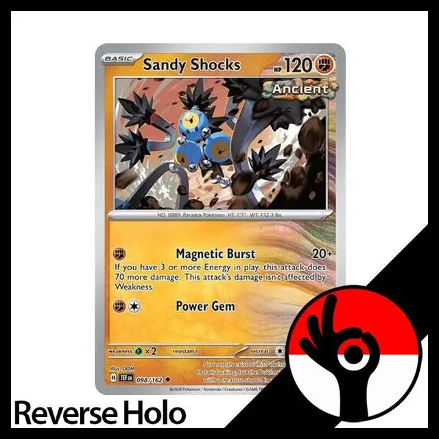 Sandy Shocks [Reverse Holo] - Pokemon Temporal Forces #98