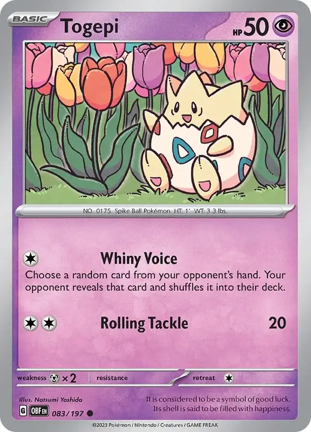Togepi - Pokemon Obsidian Flames #83