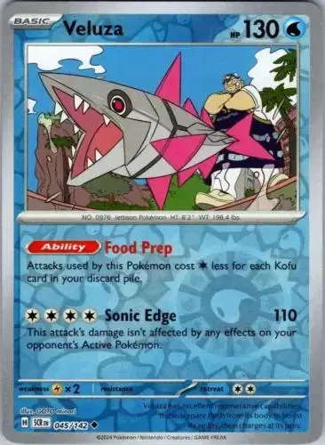 Veluza [Reverse Holo] - Pokemon Stellar Crown #45