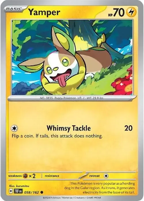 Yamper - Pokemon Temporal Forces #58