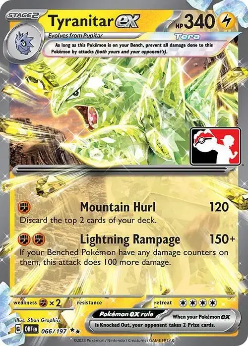Tyranitar Ex [Prize Pack] - Pokemon Prize Pack Series #66