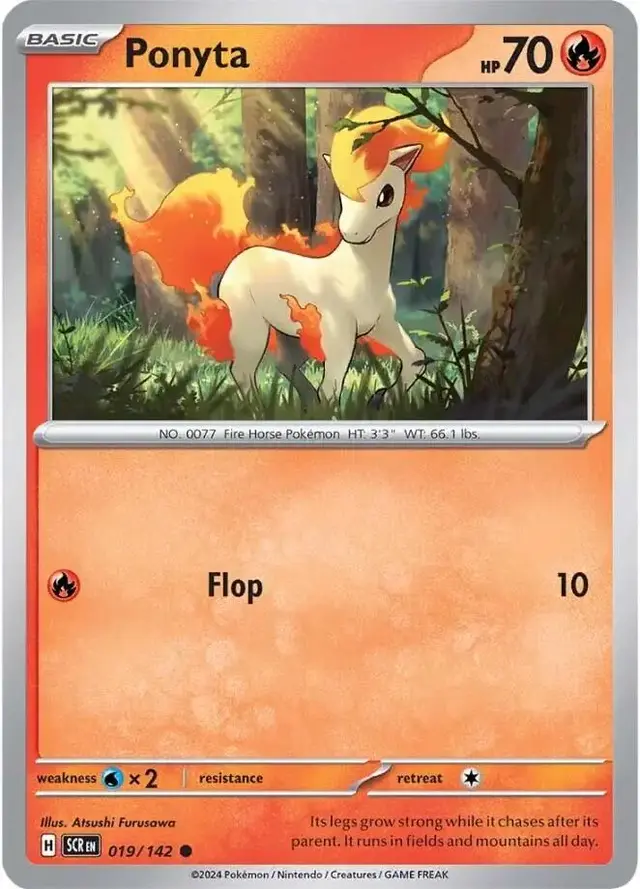 Ponyta - Pokemon Stellar Crown #19
