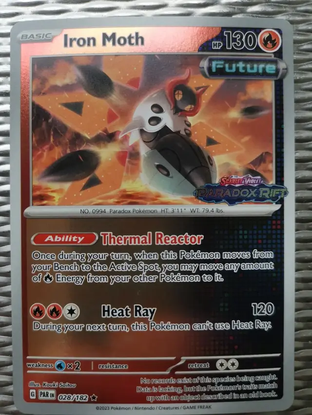 Iron Moth [Stamp] - Pokemon Paradox Rift #28