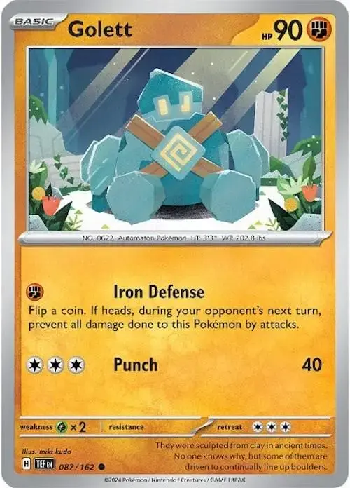 Golett - Pokemon Temporal Forces #87