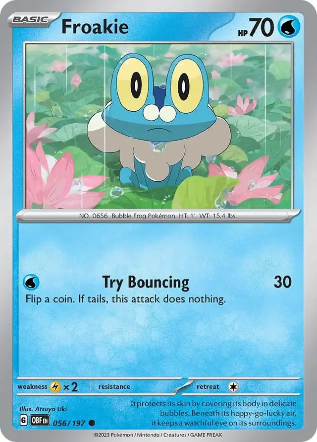 Froakie - Pokemon Obsidian Flames #56