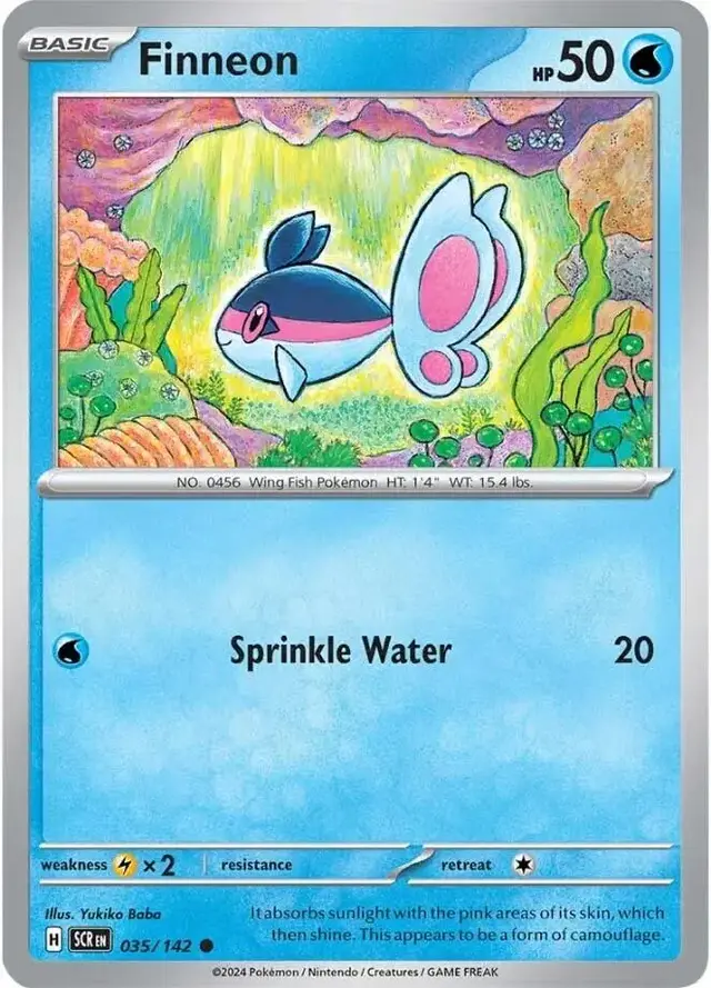 Finneon - Pokemon Stellar Crown #35