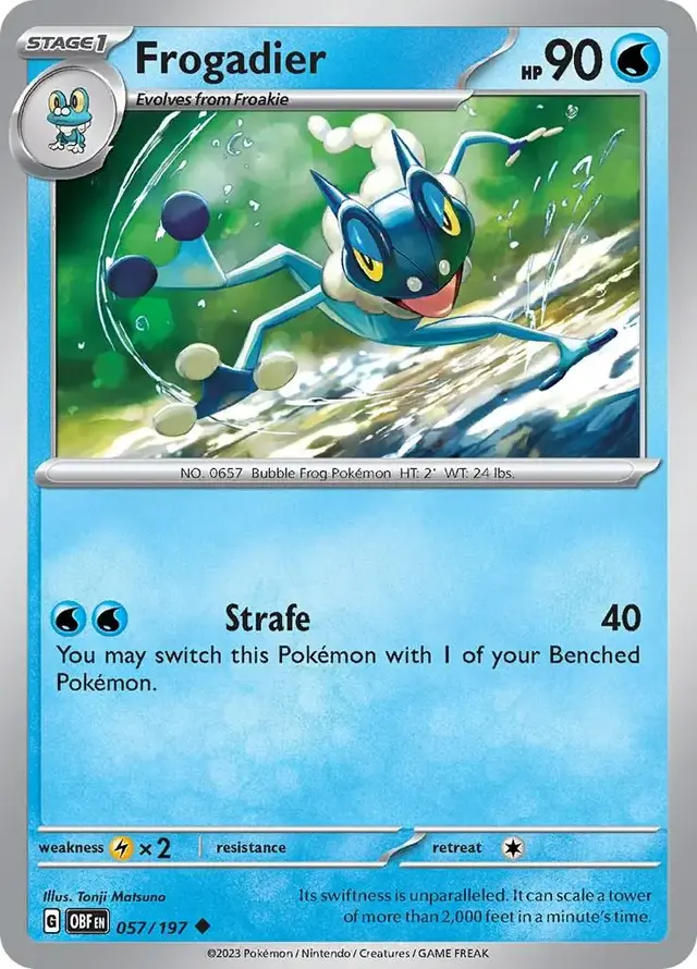 Frogadier - Pokemon Obsidian Flames #57