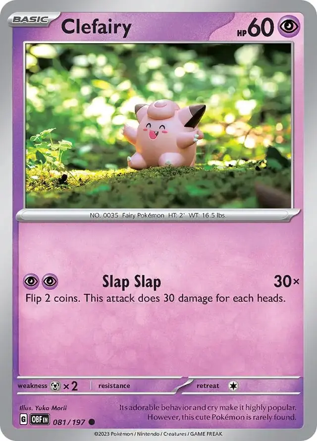 Clefairy - Pokemon Obsidian Flames #81