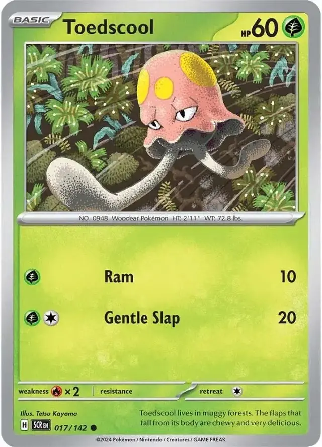 Toedscool - Pokemon Stellar Crown #17