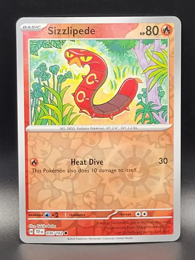 Sizzlipede [Reverse Holo] - Pokemon Temporal Forces #36