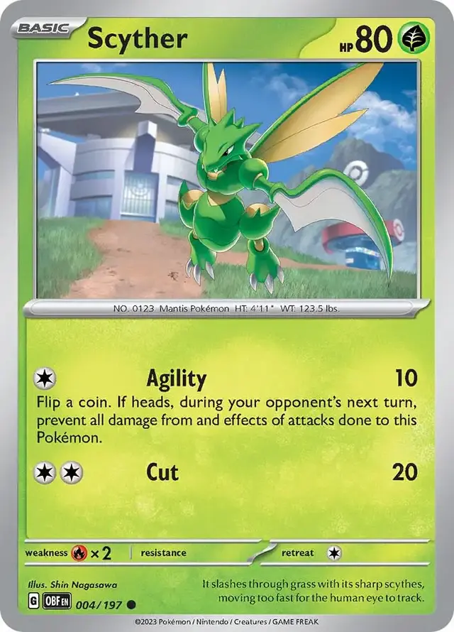 Scyther - Pokemon Obsidian Flames #4