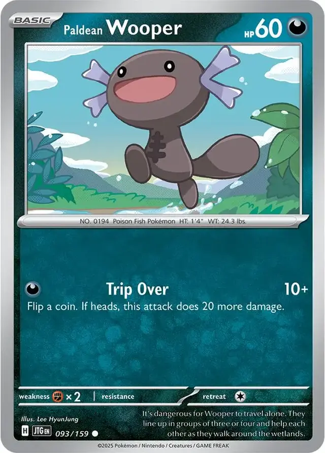 Paldean Wooper - Pokemon Journey Together #93