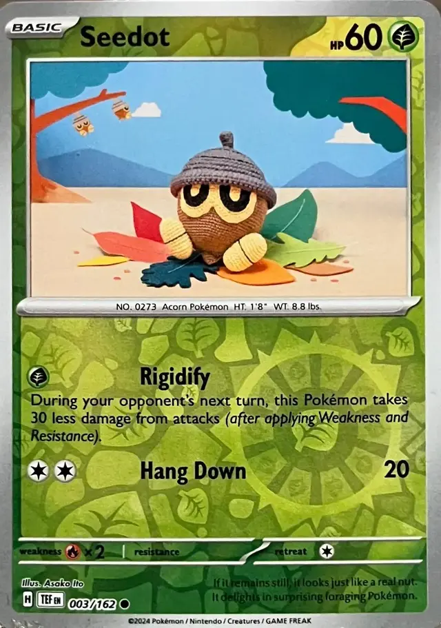 Seedot [Reverse Holo] - Pokemon Temporal Forces #3