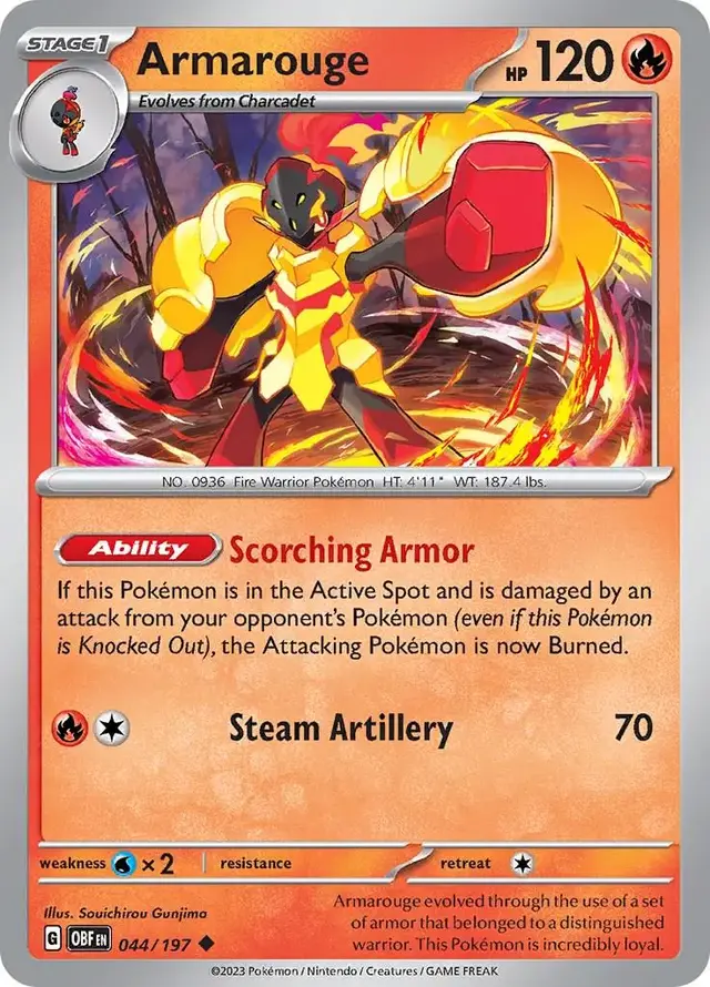Armarouge - Pokemon Obsidian Flames #44