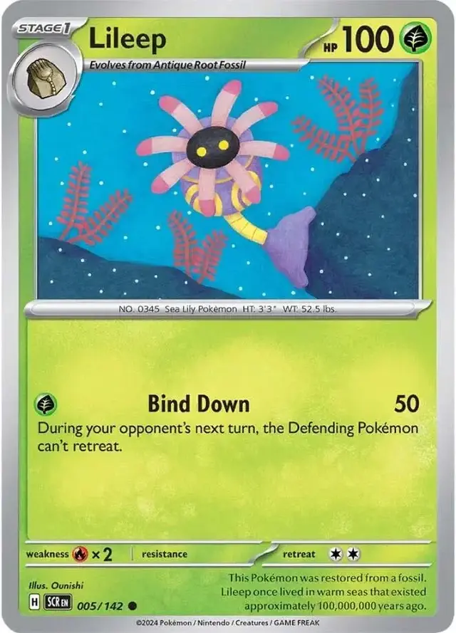 Lileep - Pokemon Stellar Crown #5