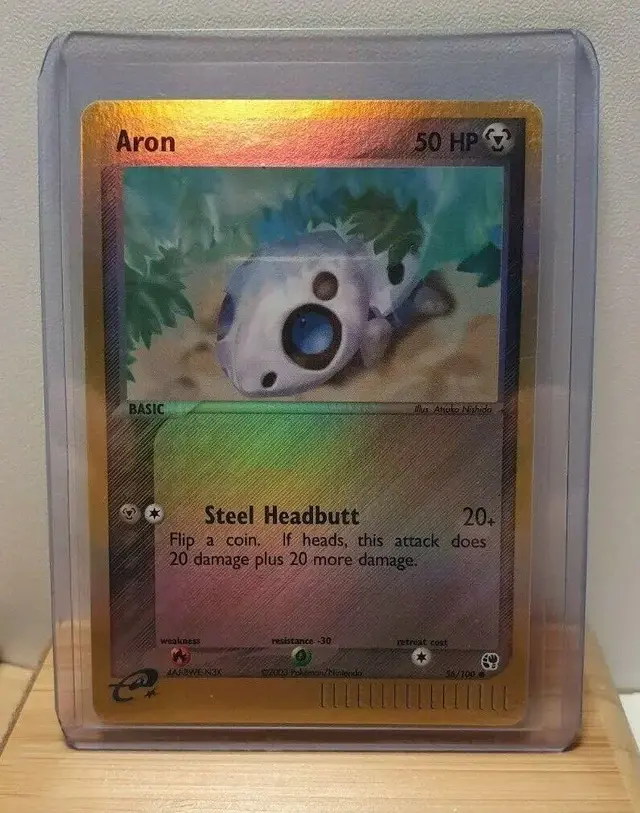 Aron [Reverse Holo] - Pokemon Sandstorm #56