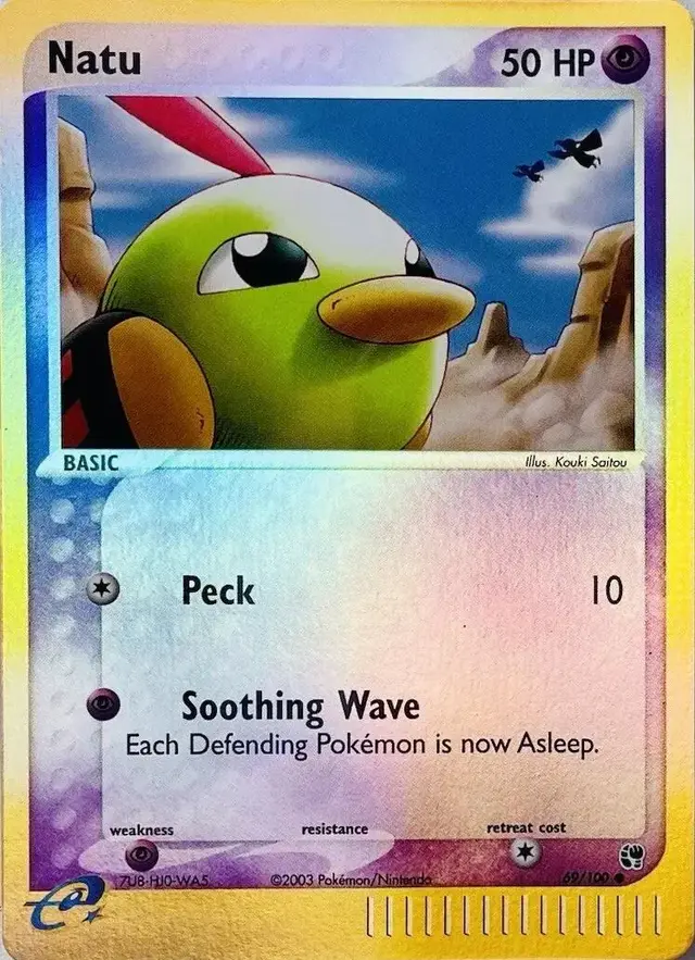 Natu [Reverse Holo] - Pokemon Sandstorm #69