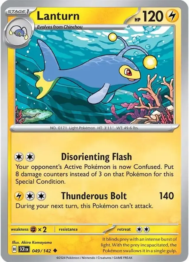 Lanturn - Pokemon Stellar Crown #49