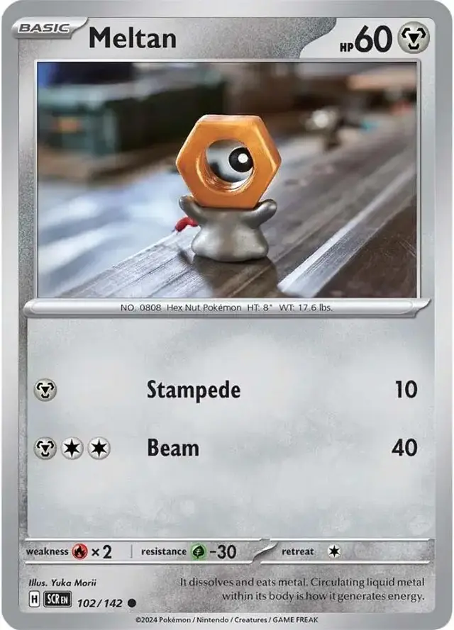 Meltan - Pokemon Stellar Crown #102