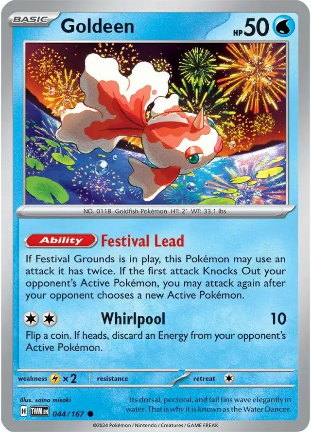 Goldeen - Pokemon Twilight Masquerade #44