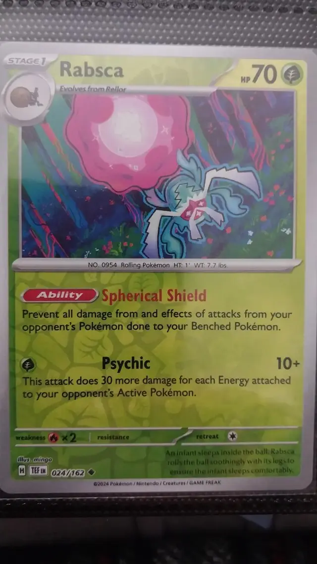 Rabsca [Reverse Holo] - Pokemon Temporal Forces #24