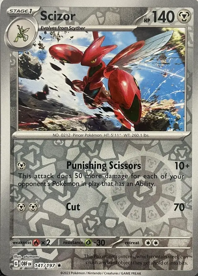 Scizor [Reverse Holo]