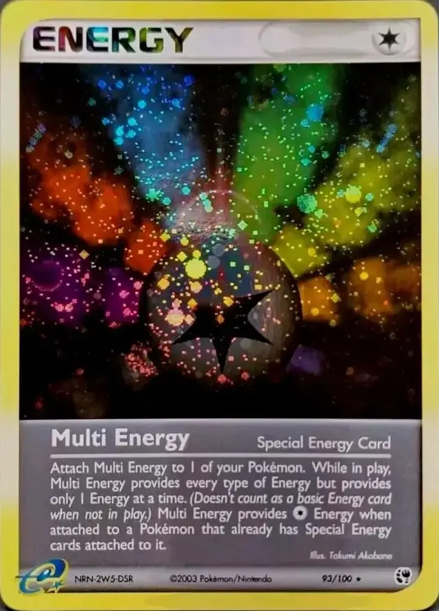 Multi Energy [Cosmos Holo] - Pokemon Sandstorm #93