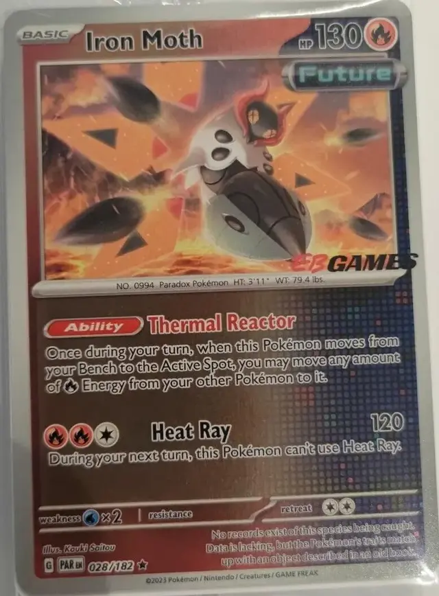 Iron Moth [EB Games] - Pokemon Paradox Rift #28