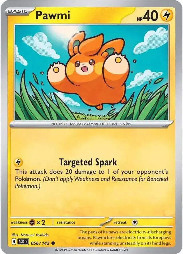Pawmi - Pokemon Stellar Crown #56