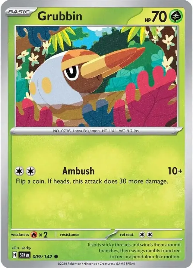 Grubbin - Pokemon Stellar Crown #9